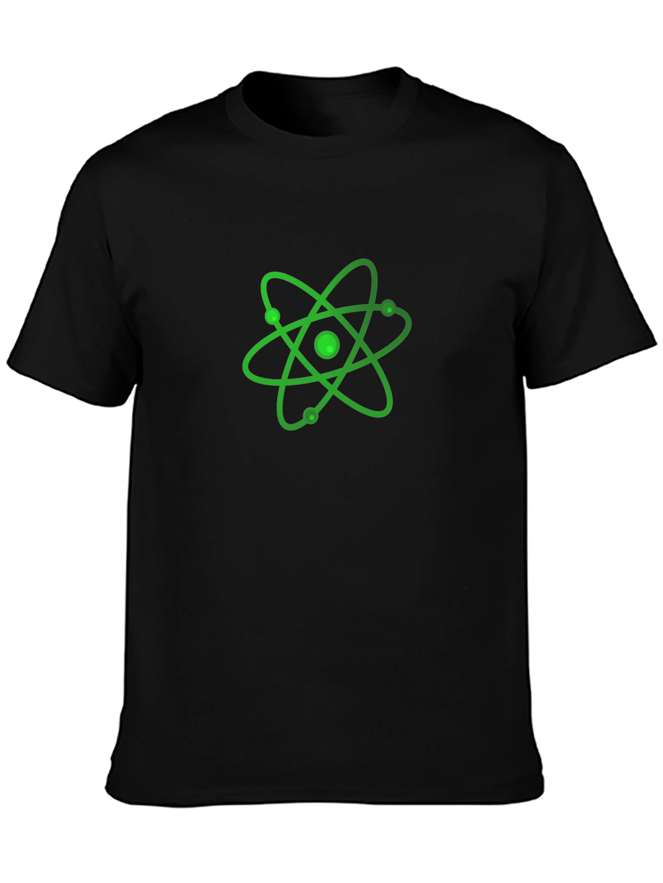 Atom Graphic Black T-Shirt