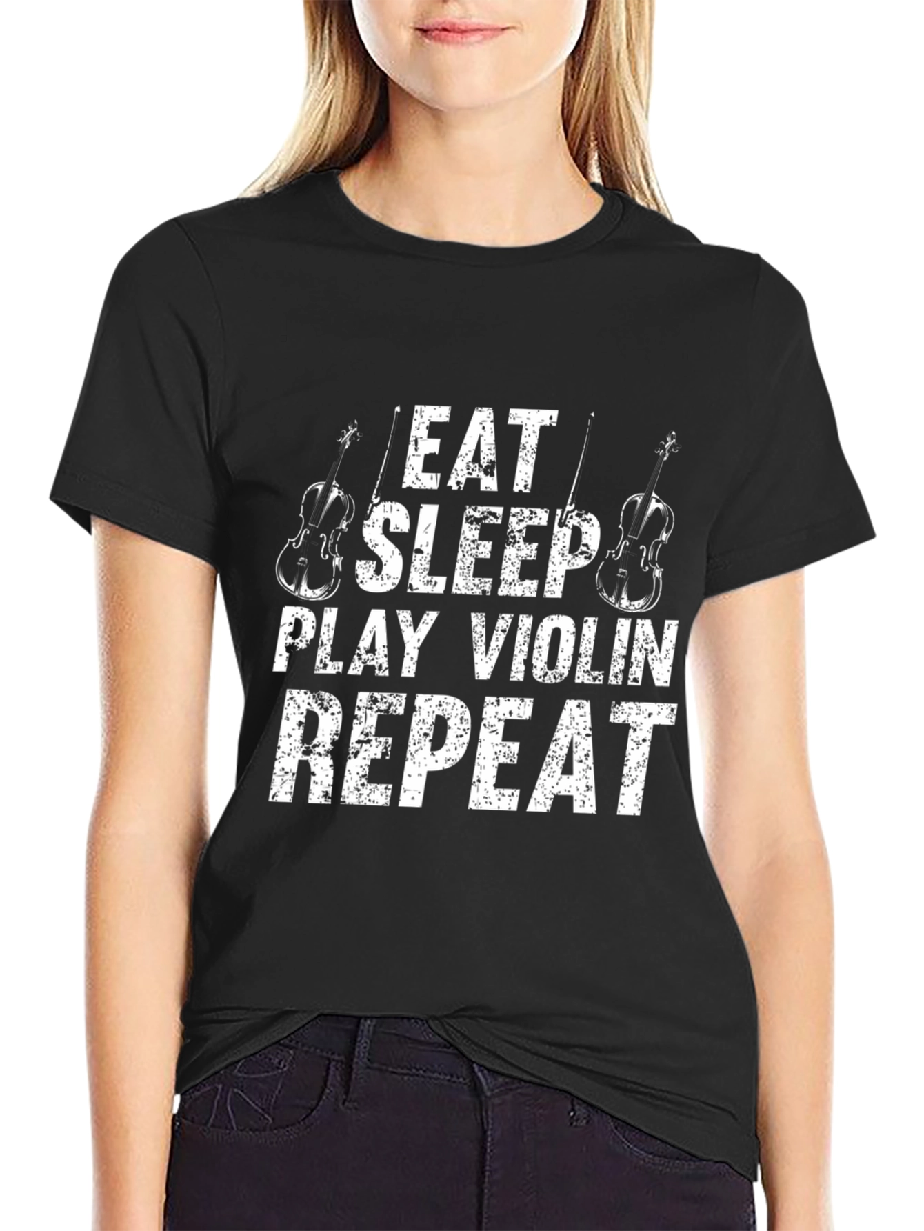 Eat Sleep Play Violin Repeat T-Shirt