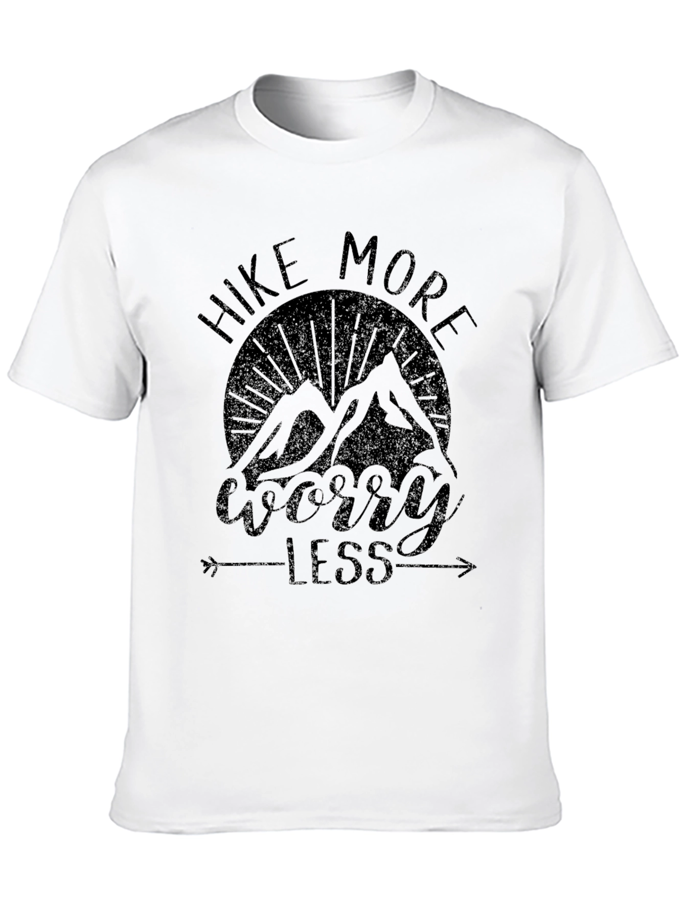 Hike More Worry Less Graphic T-Shirt