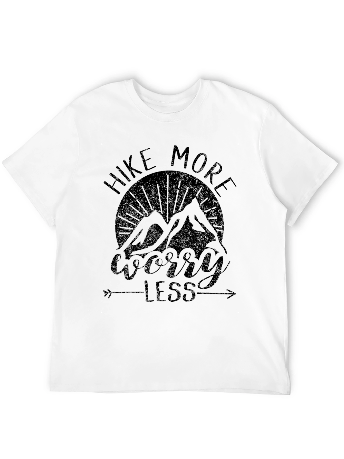 Hike More Worry Less Graphic T-Shirt