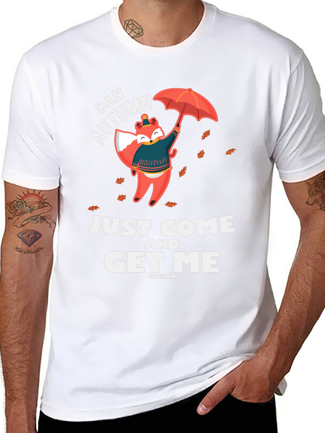 Can Autumn Get Me T-Shirt Fox Graphic