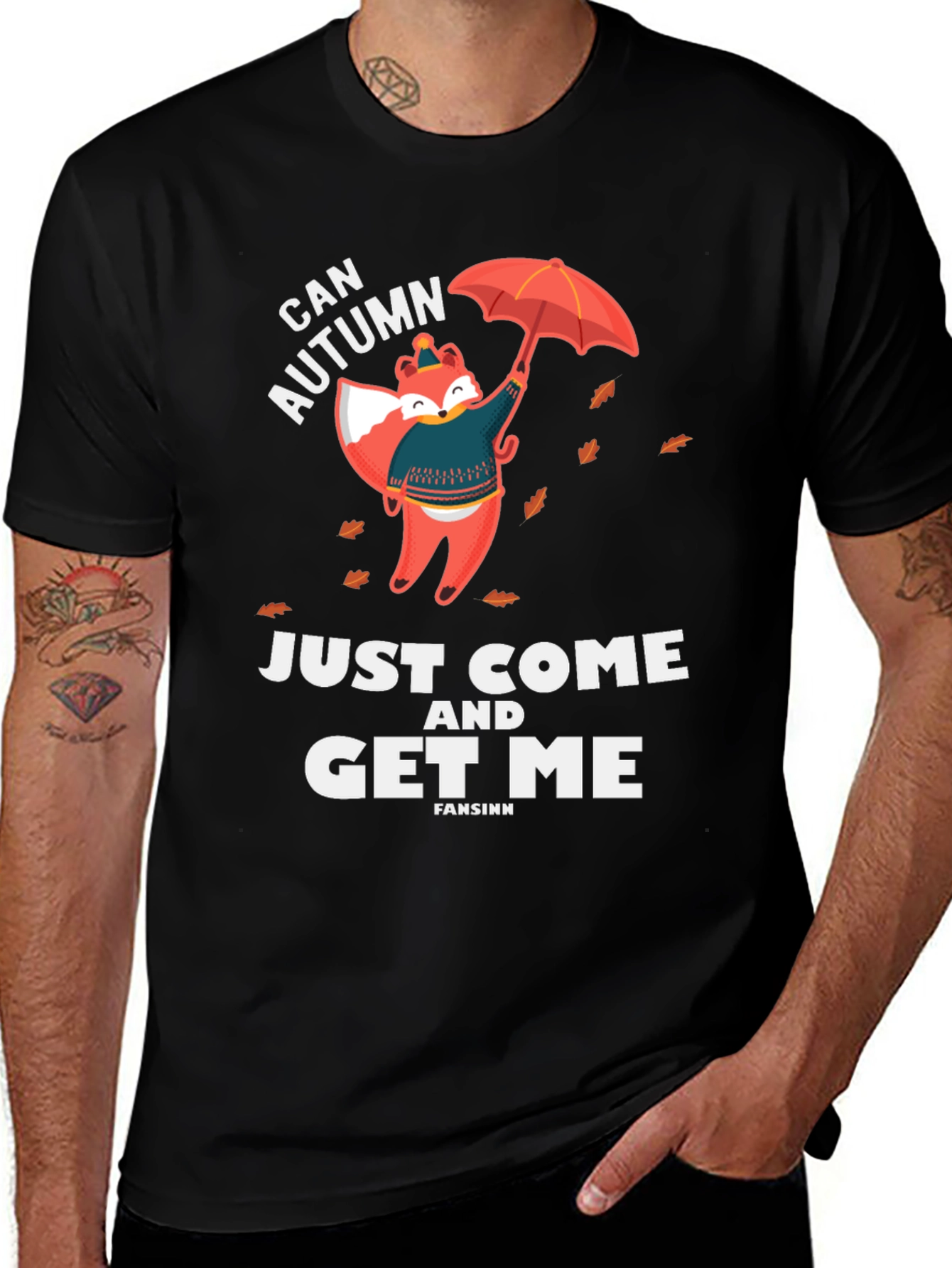 Can Autumn Get Me T-Shirt Fox Graphic