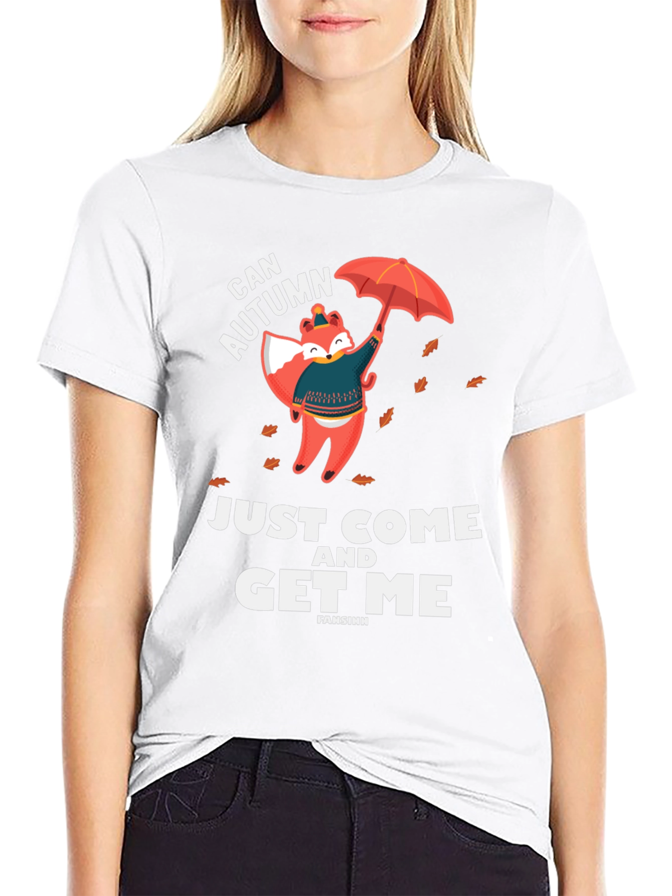 Can Autumn Get Me T-Shirt Fox Graphic