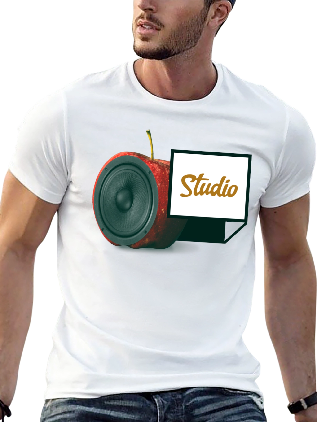 Studio Apple Speaker Graphic Tee
