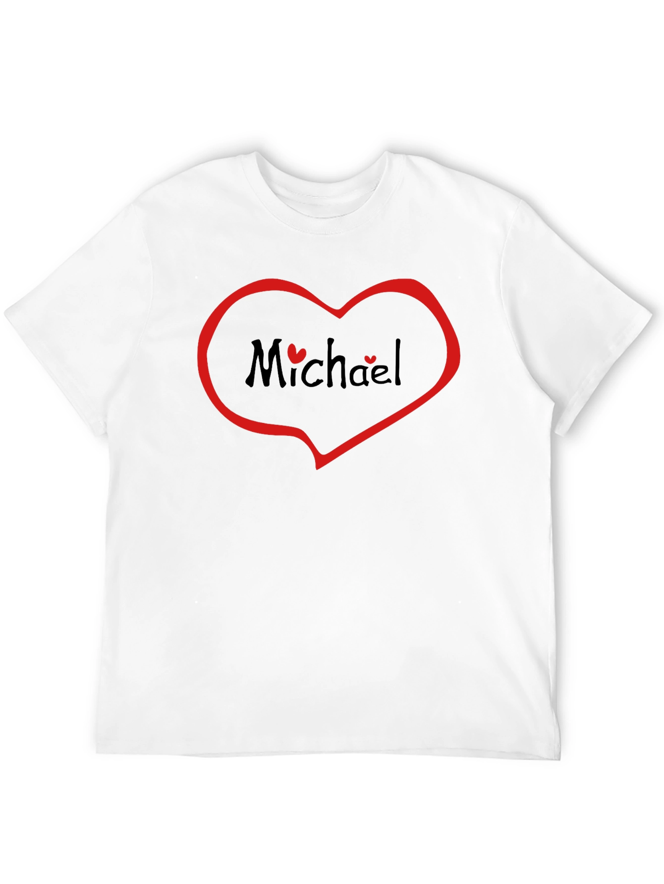 Michael Heart Graphic Black Tee