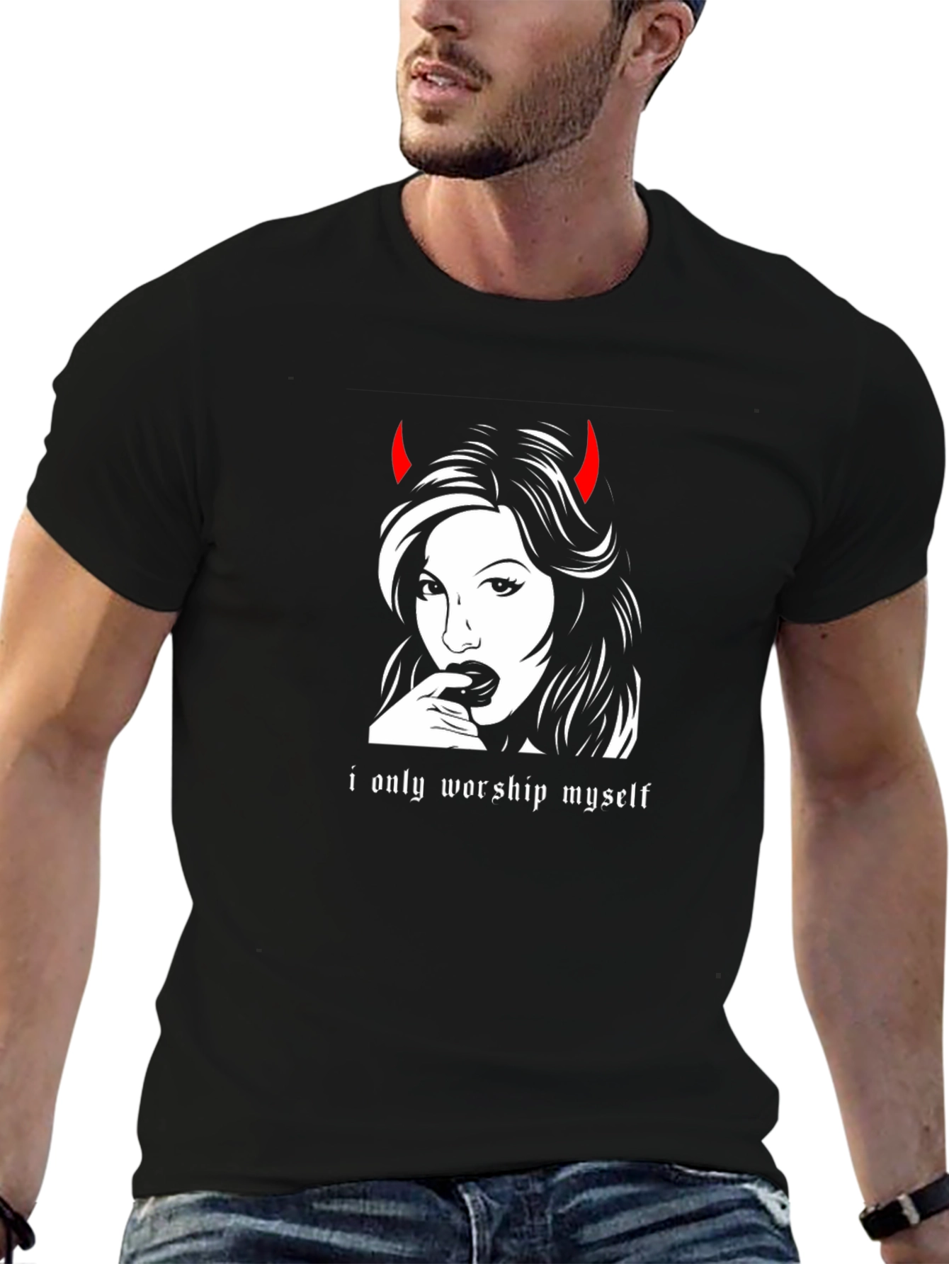 I Only Worship Myself Graphic Tee