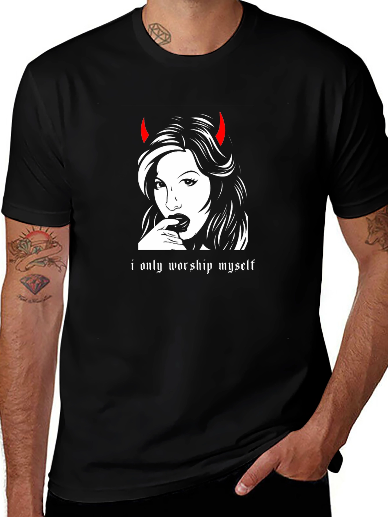I Only Worship Myself Graphic Tee