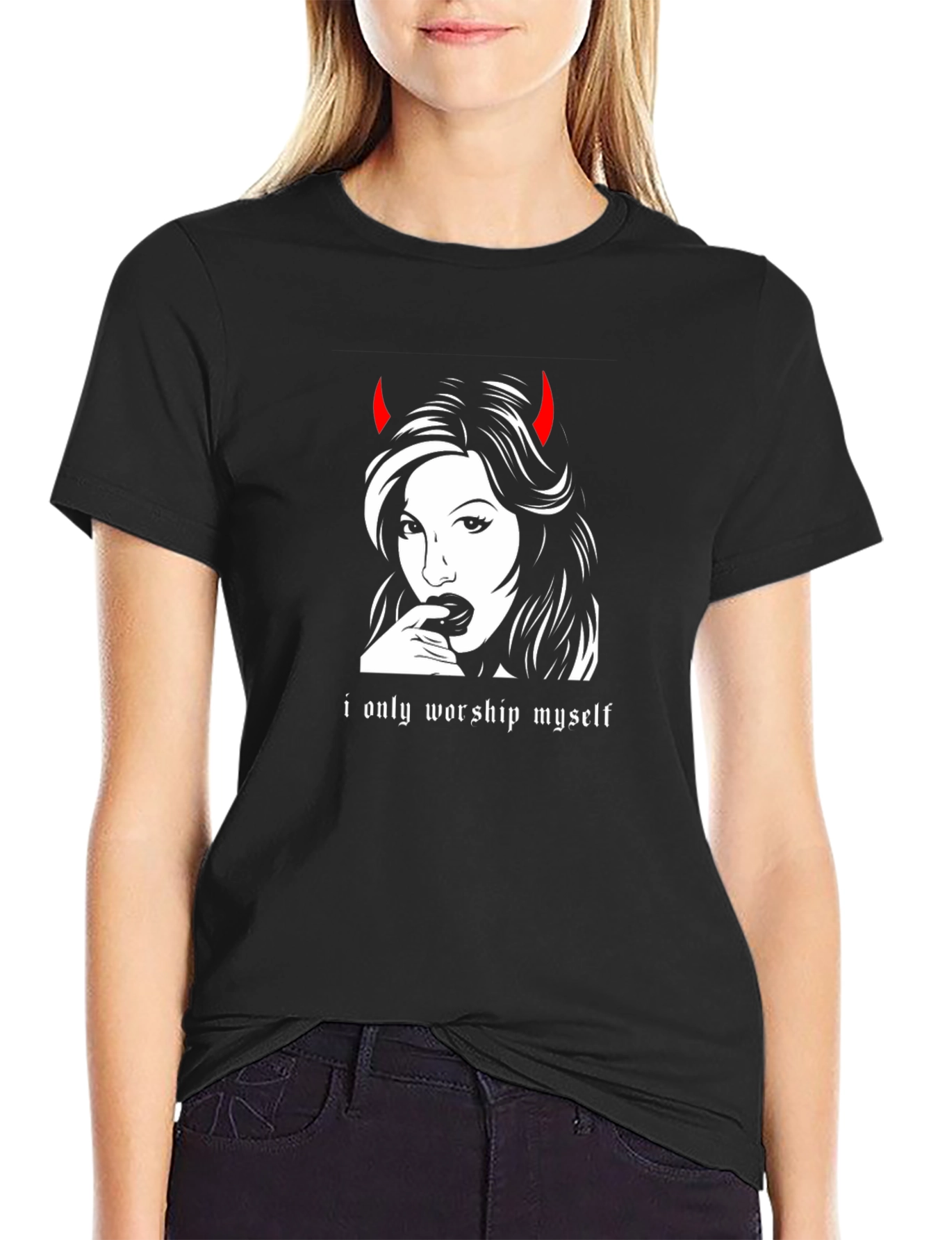 I Only Worship Myself Graphic Tee