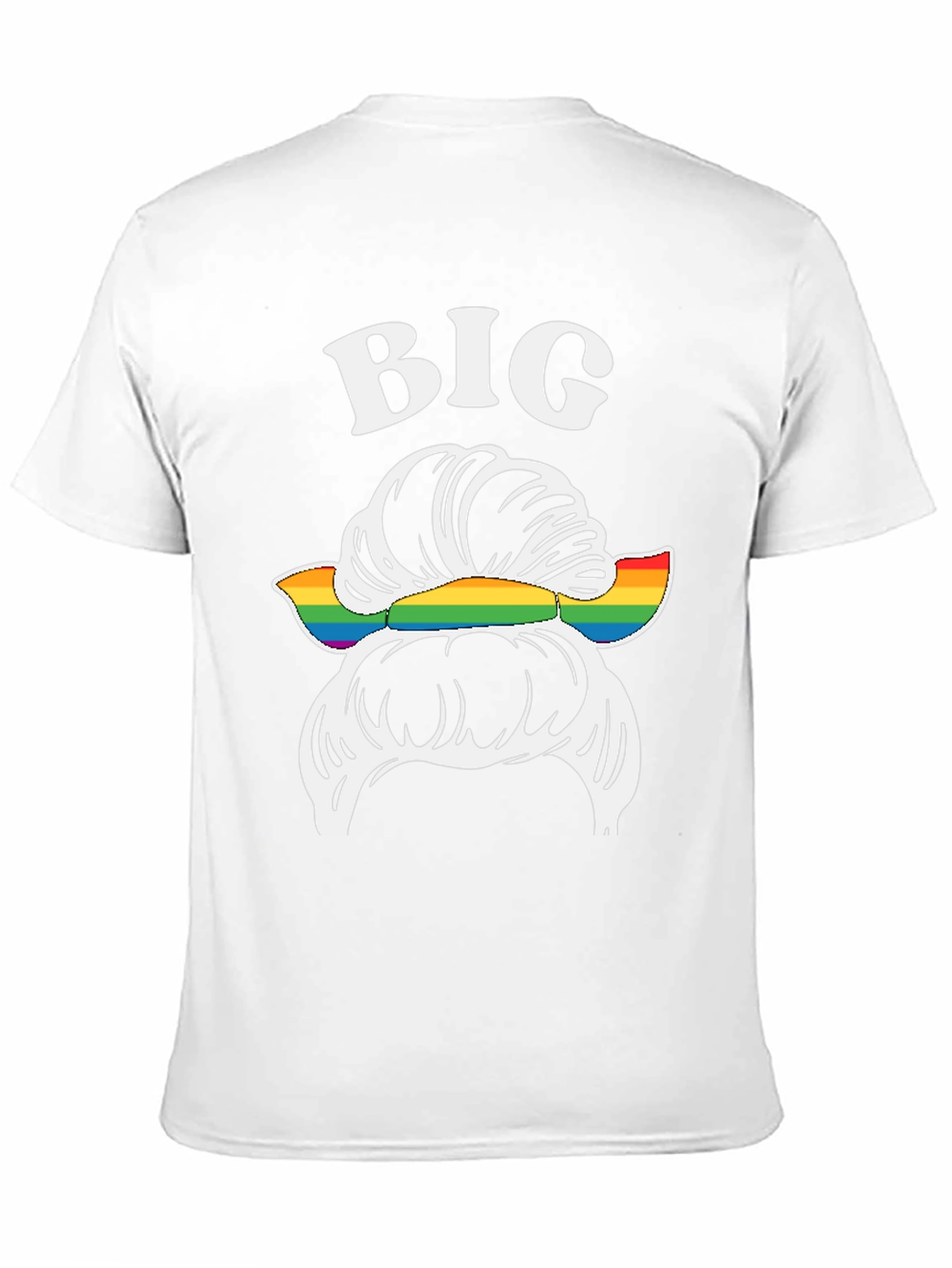 Big Messy Bun LGBT Pride T-Shirt