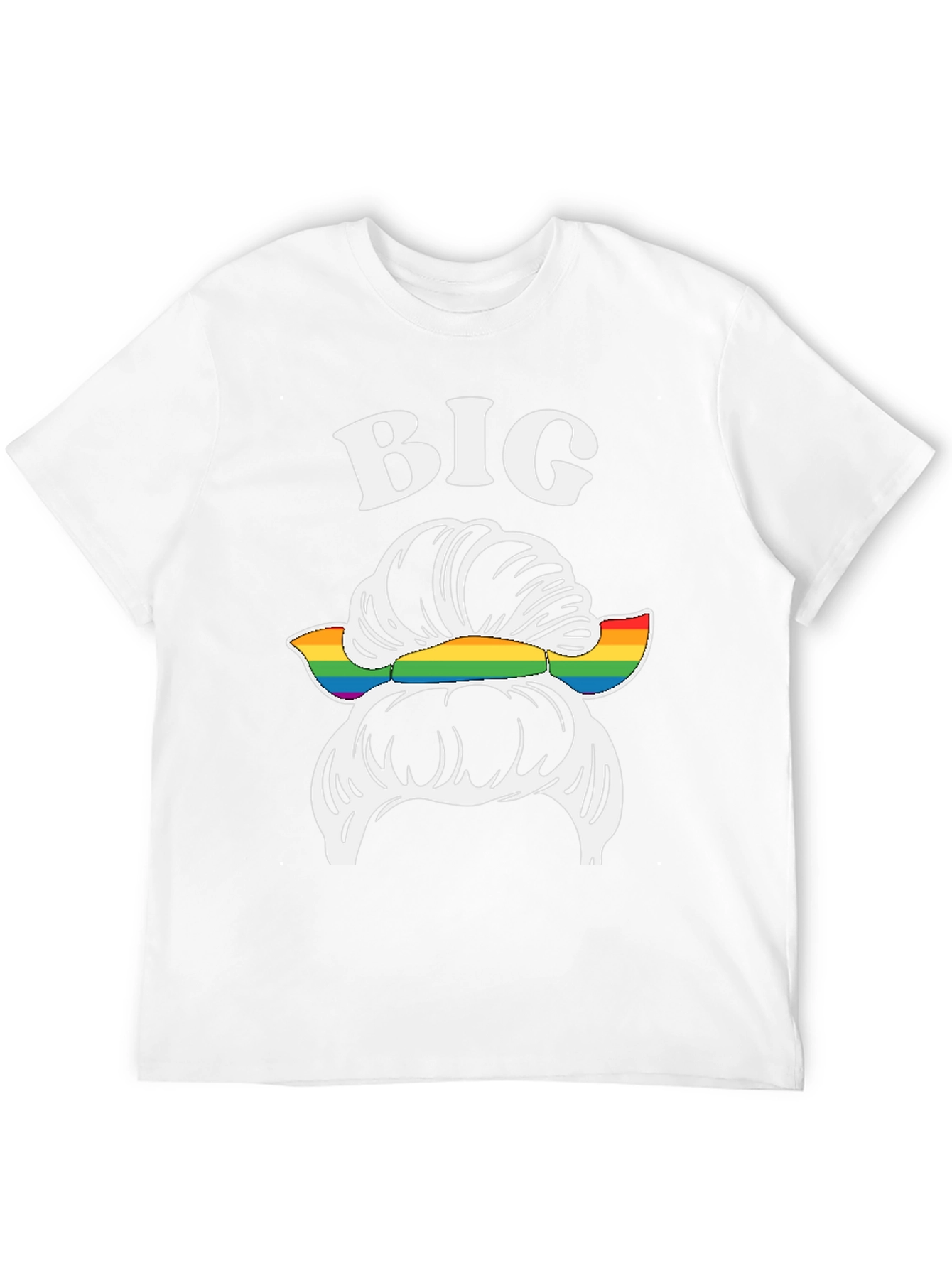 Big Messy Bun LGBT Pride T-Shirt