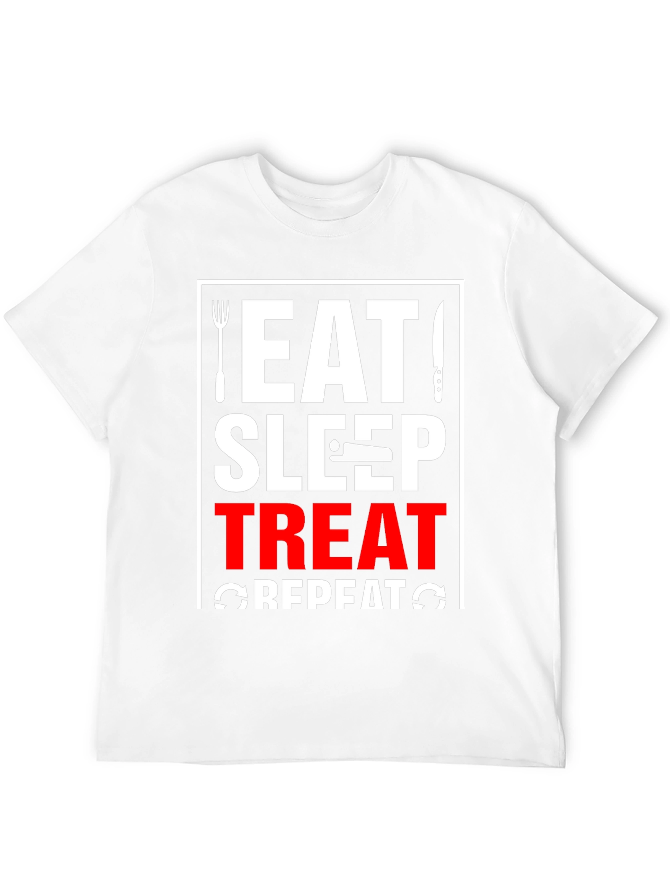 Eat Sleep Treat Repeat Graphic Tee