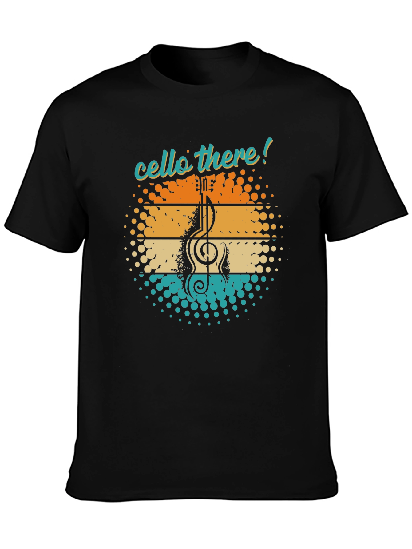 Cello There! Music Lover Graphic Tee