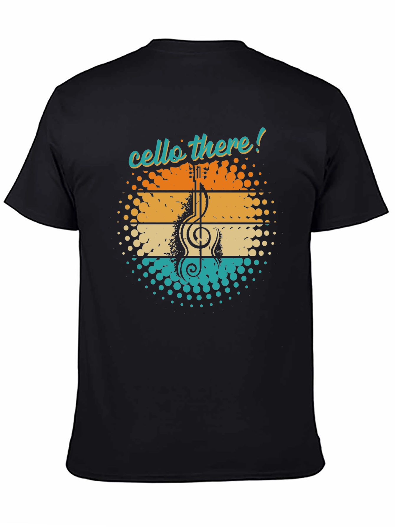 Cello There! Music Lover Graphic Tee