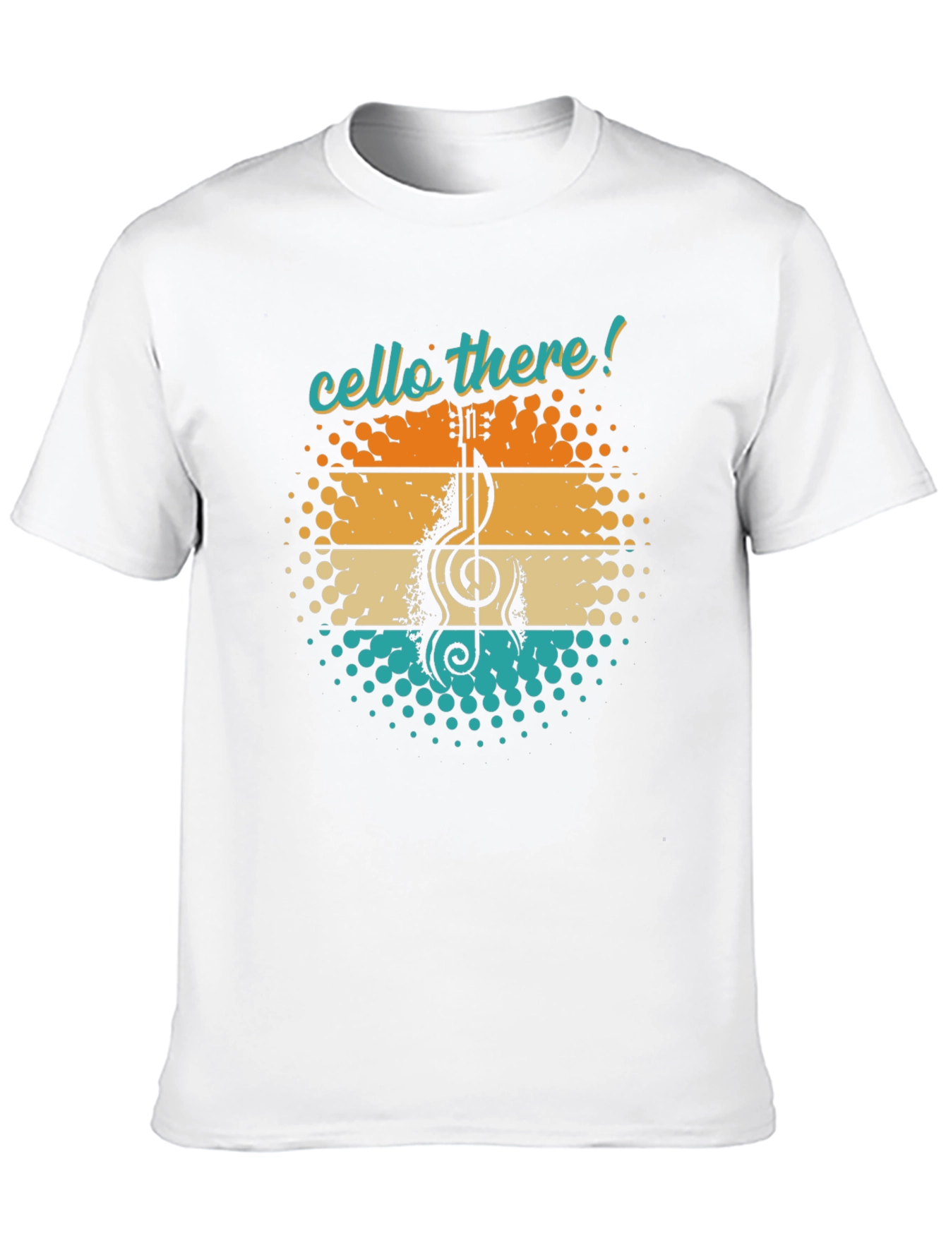 Cello There! Music Lover Graphic Tee