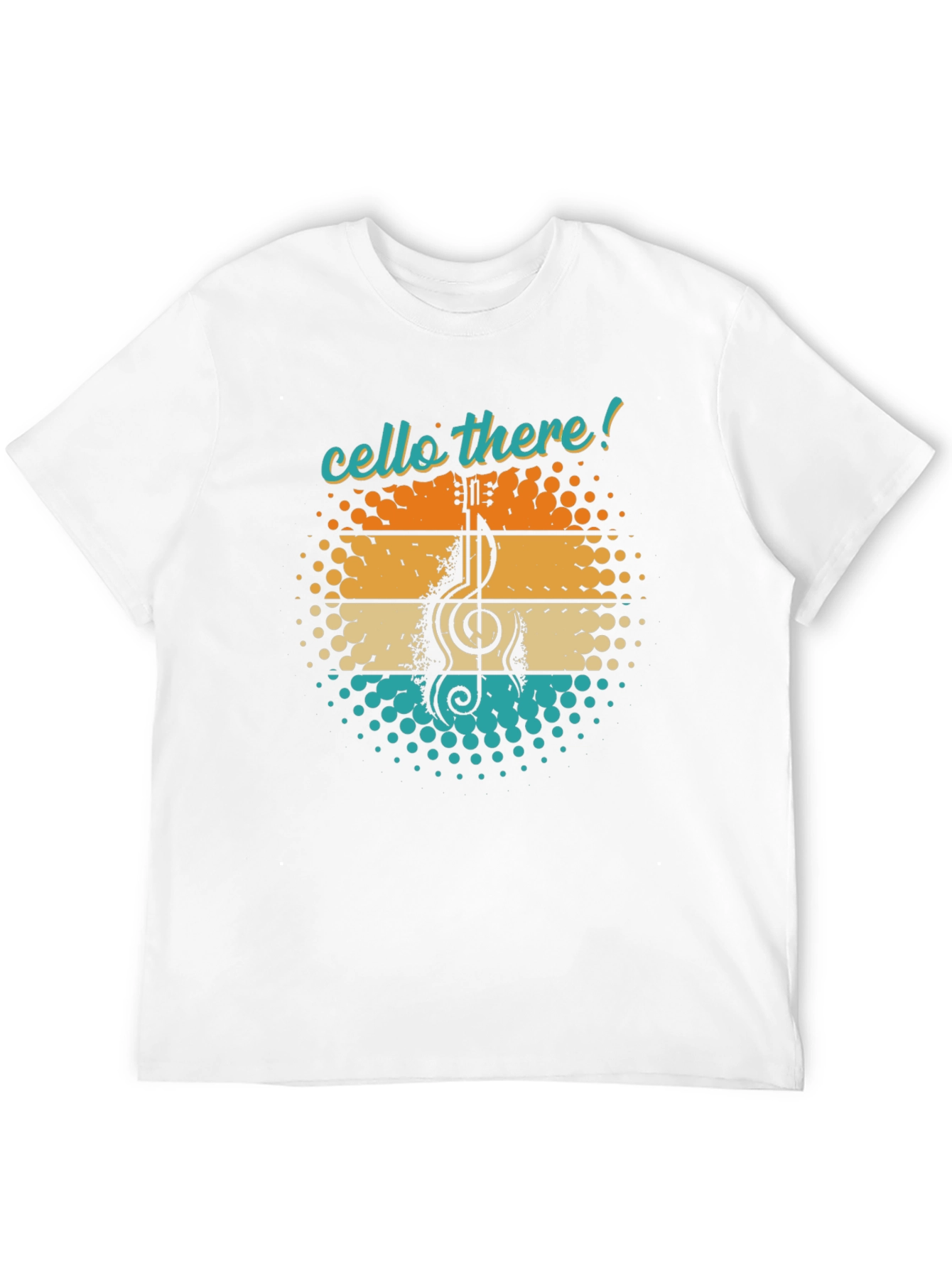 Cello There! Music Lover Graphic Tee