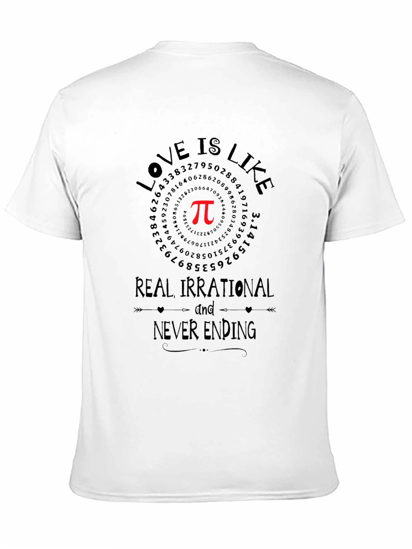 Love is Like Pi T-Shirt - Math Humor