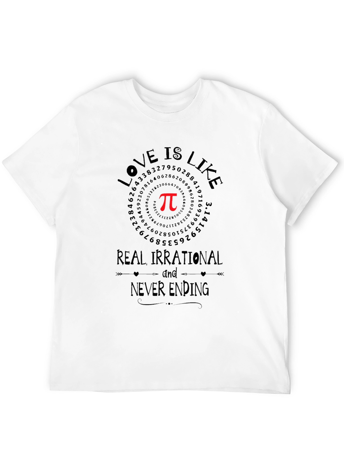 Love is Like Pi T-Shirt - Math Humor