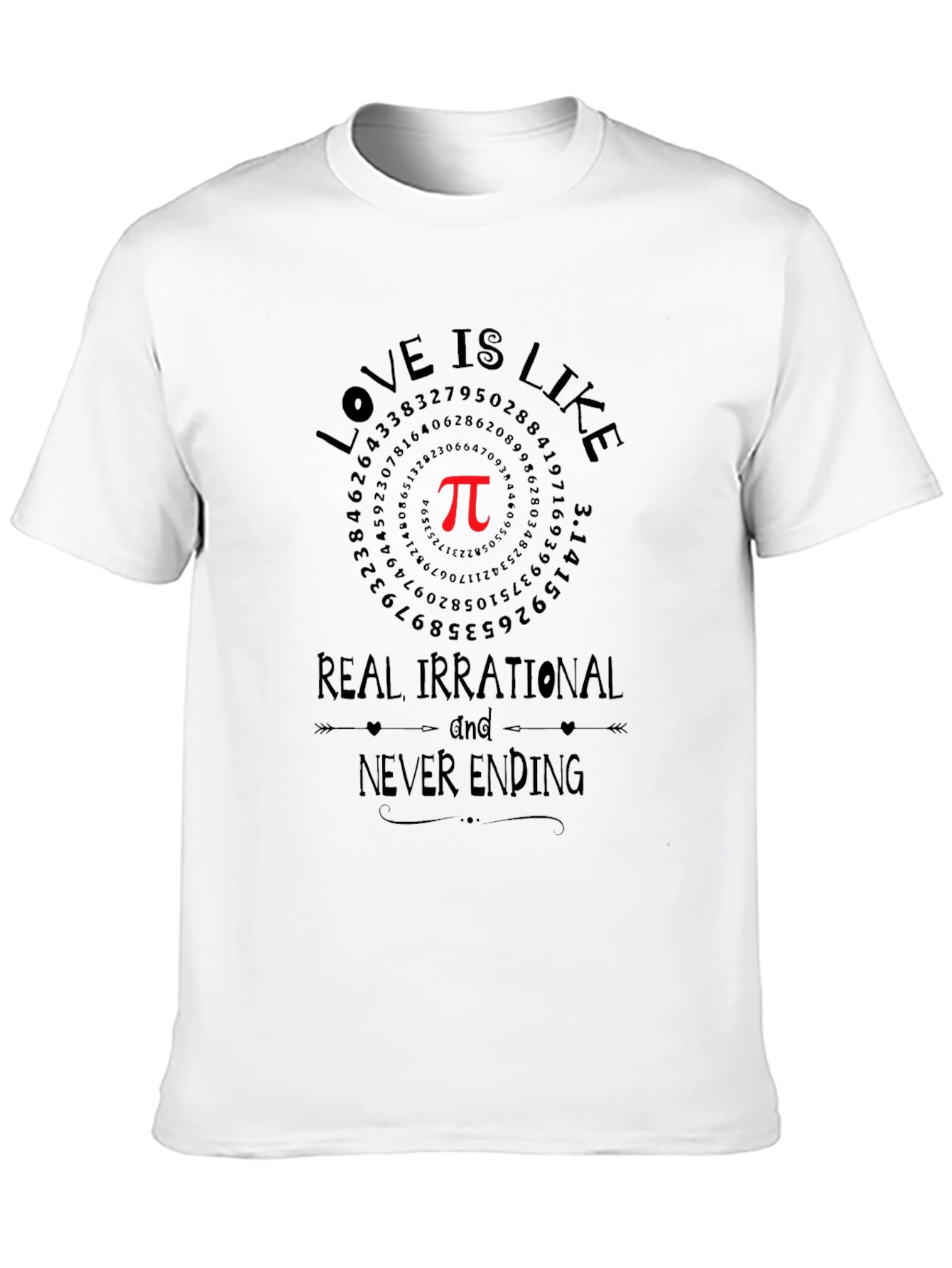 Love is Like Pi T-Shirt - Math Humor