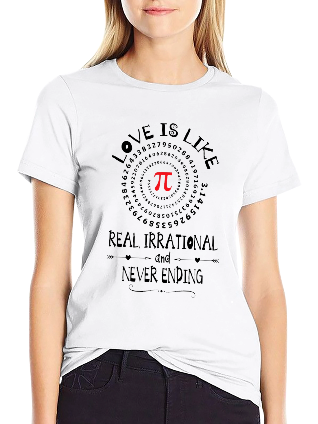 Love is Like Pi T-Shirt - Math Humor