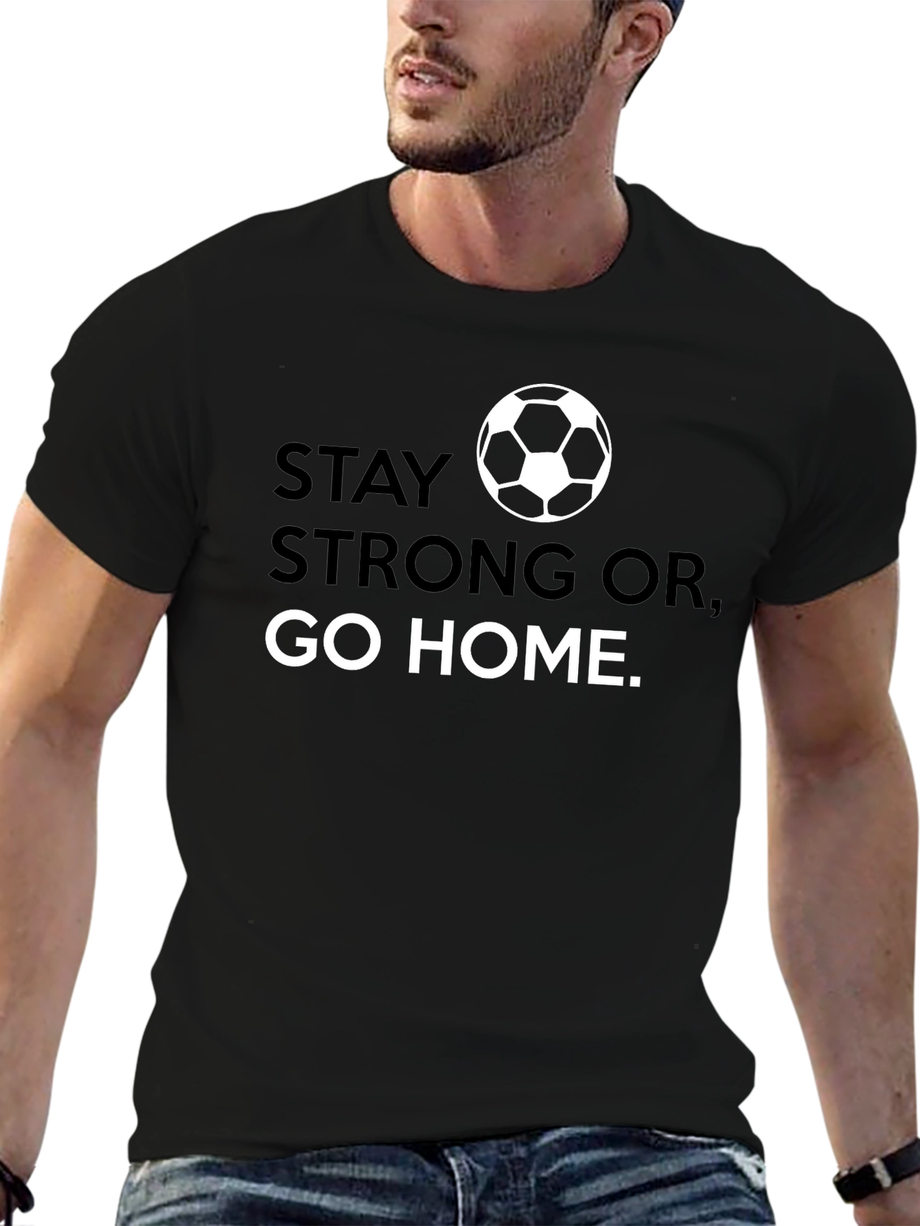 Stay Strong Soccer Graphic Tee