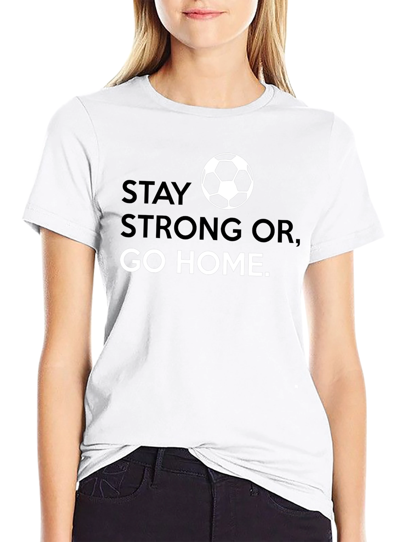 Stay Strong Soccer Graphic Tee