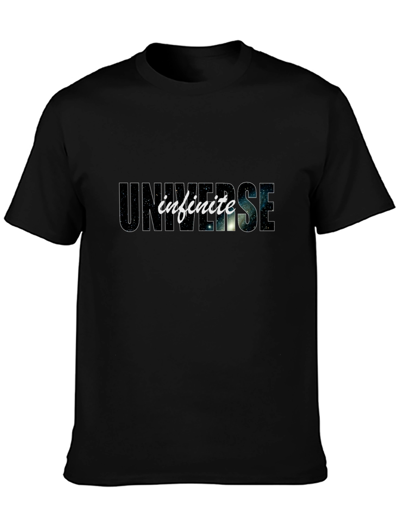 Infinite Universe Black Graphic Tee