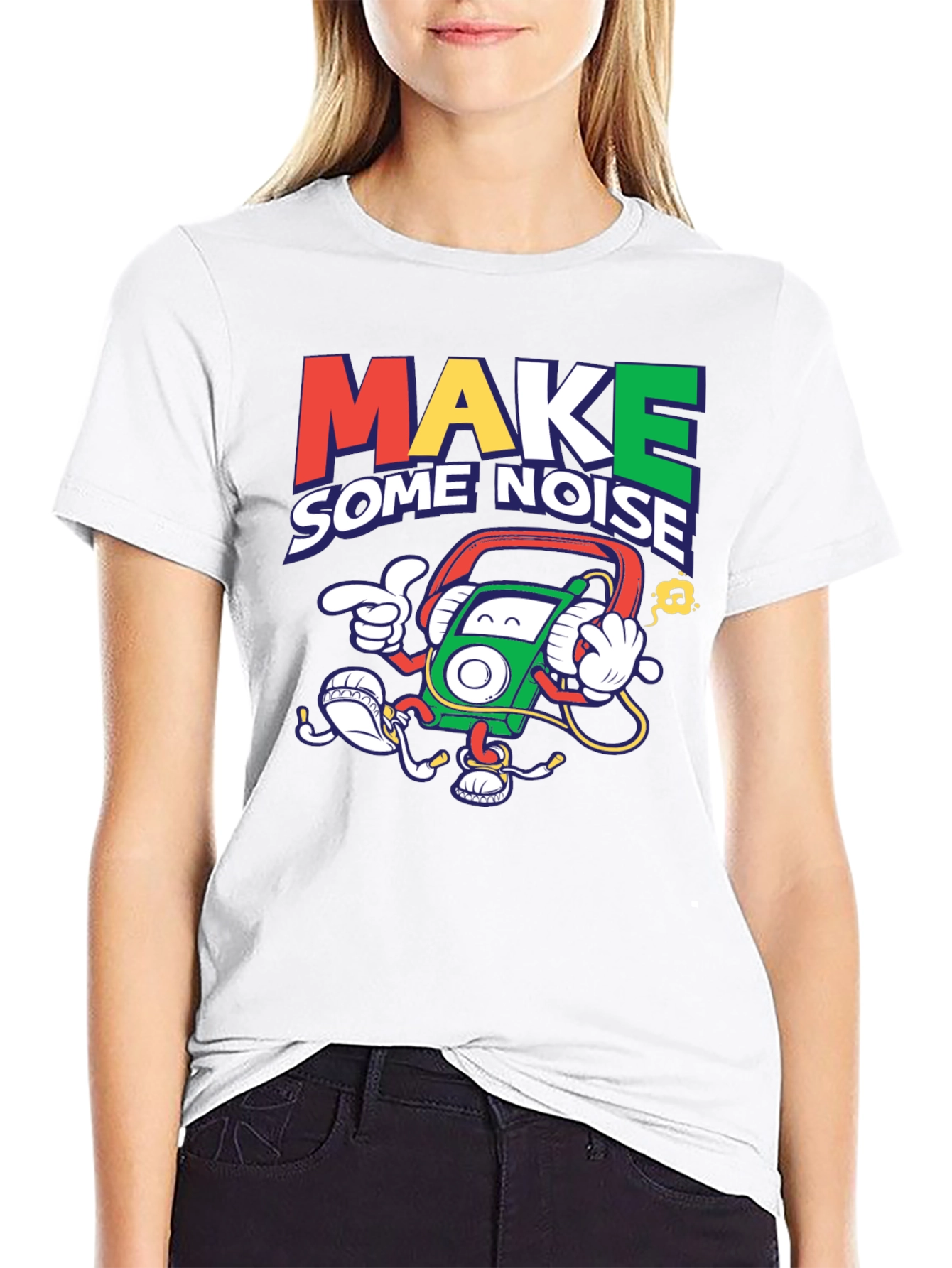 Make Some Noise Graphic T-Shirt