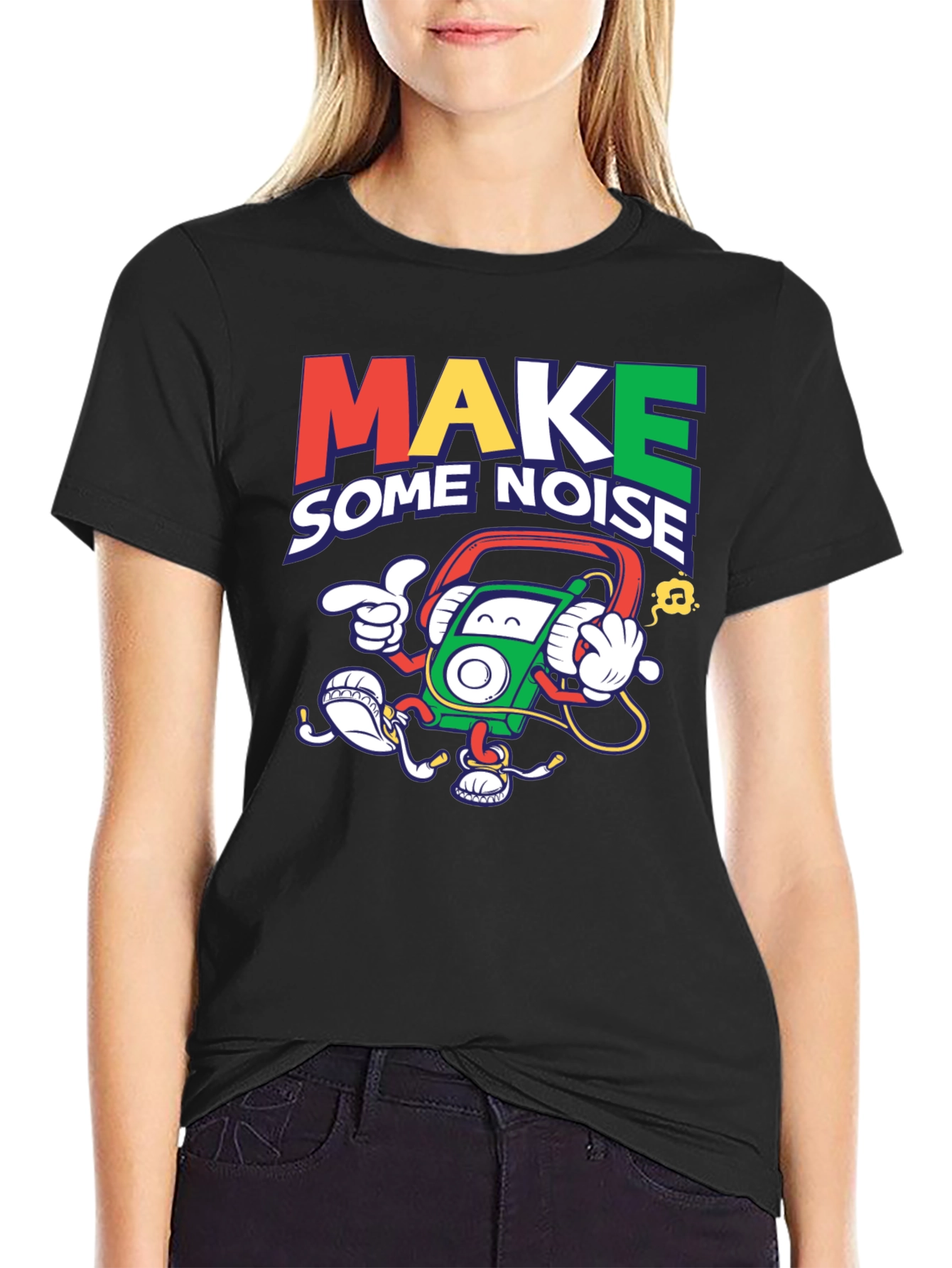 Make Some Noise Graphic T-Shirt