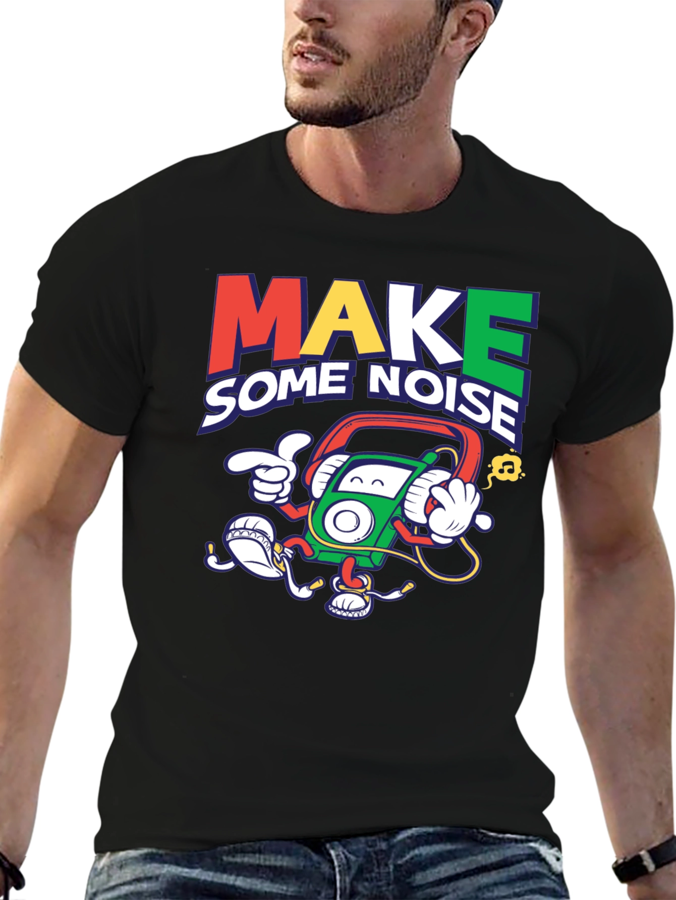 Make Some Noise Graphic T-Shirt