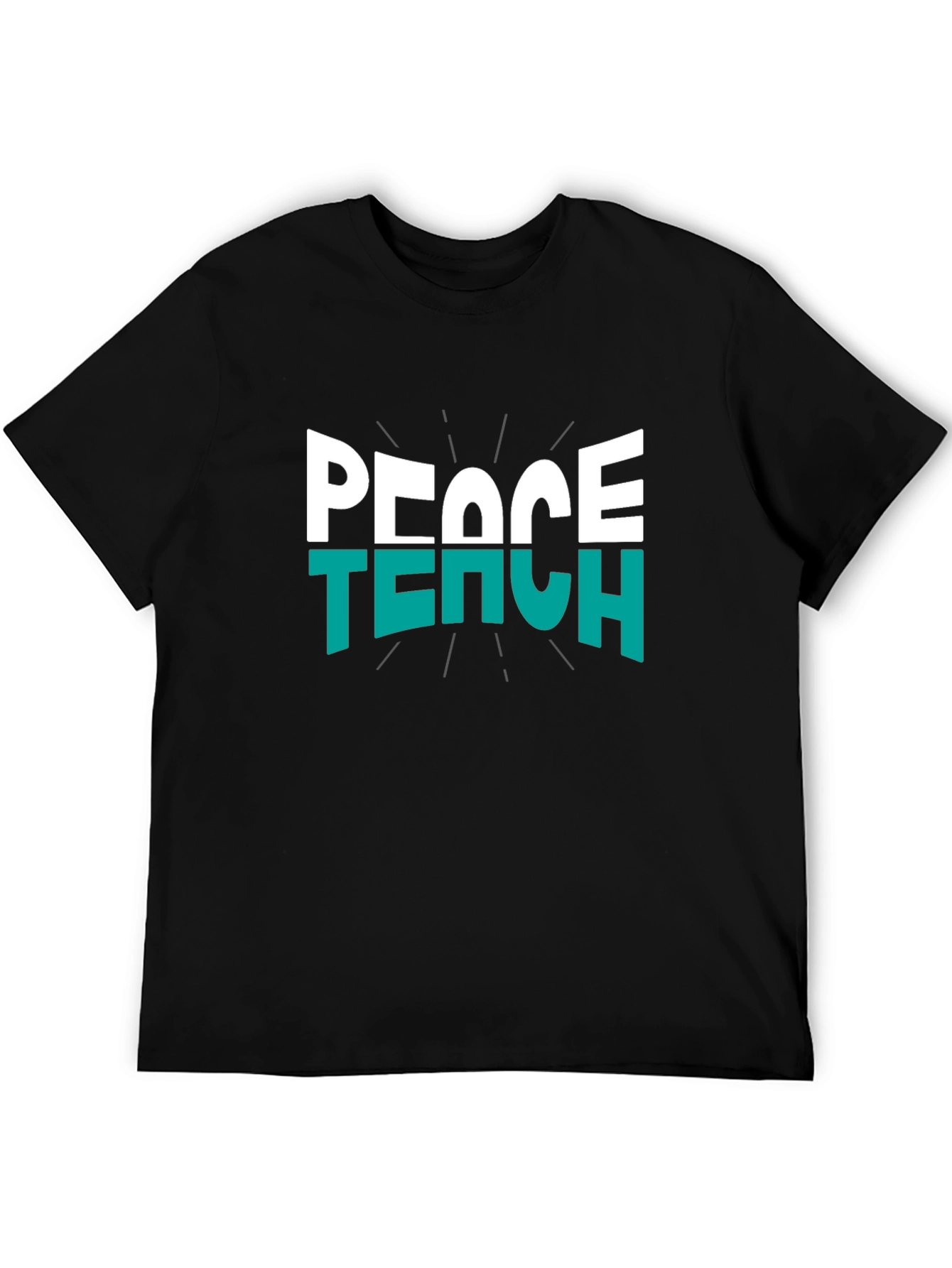 Peace Teach T-Shirt - Stylish Educator Apparel