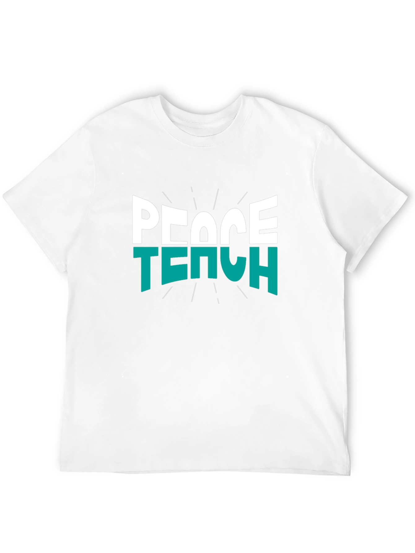 Peace Teach T-Shirt - Stylish Educator Apparel