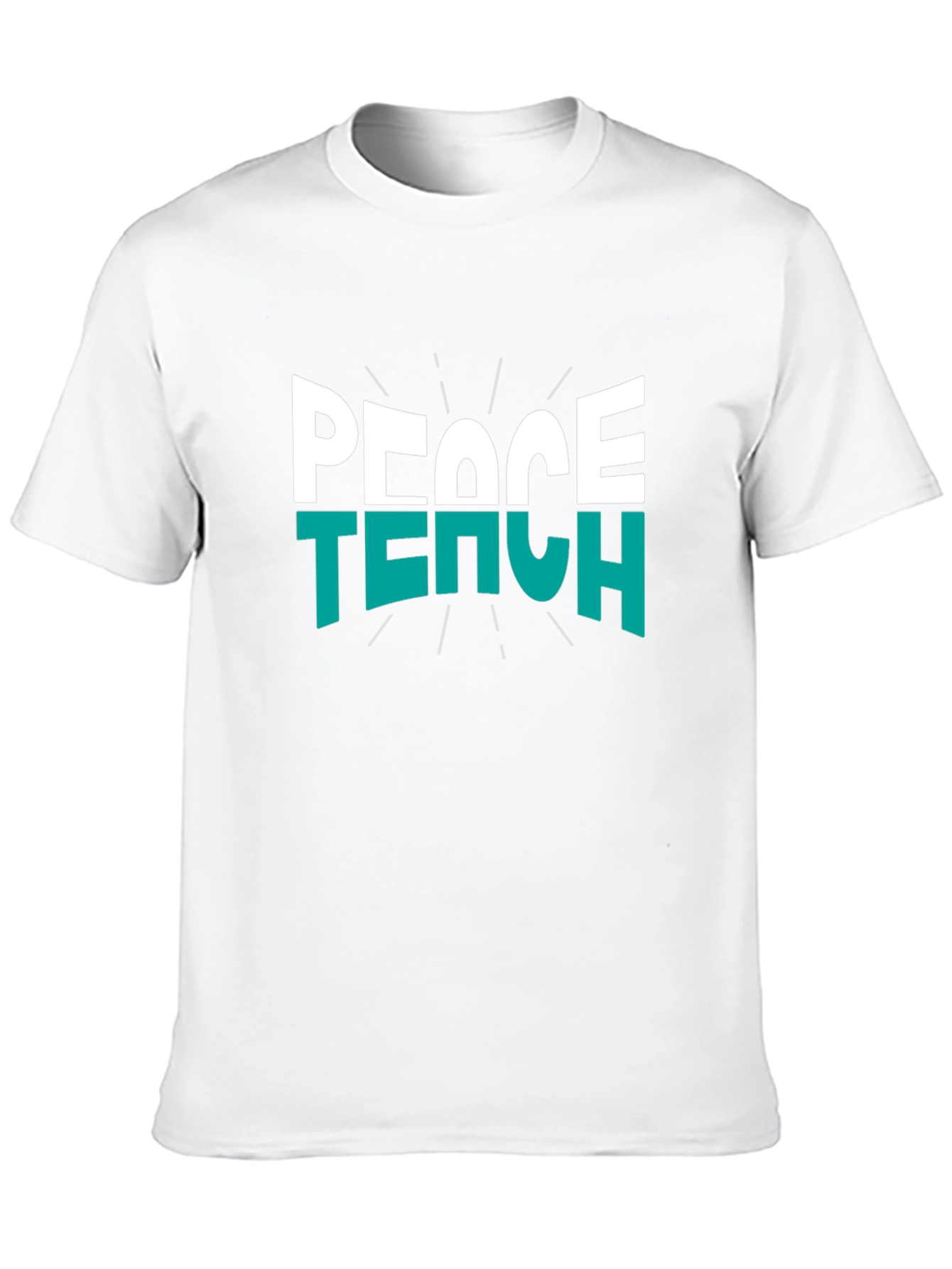 Peace Teach T-Shirt - Stylish Educator Apparel