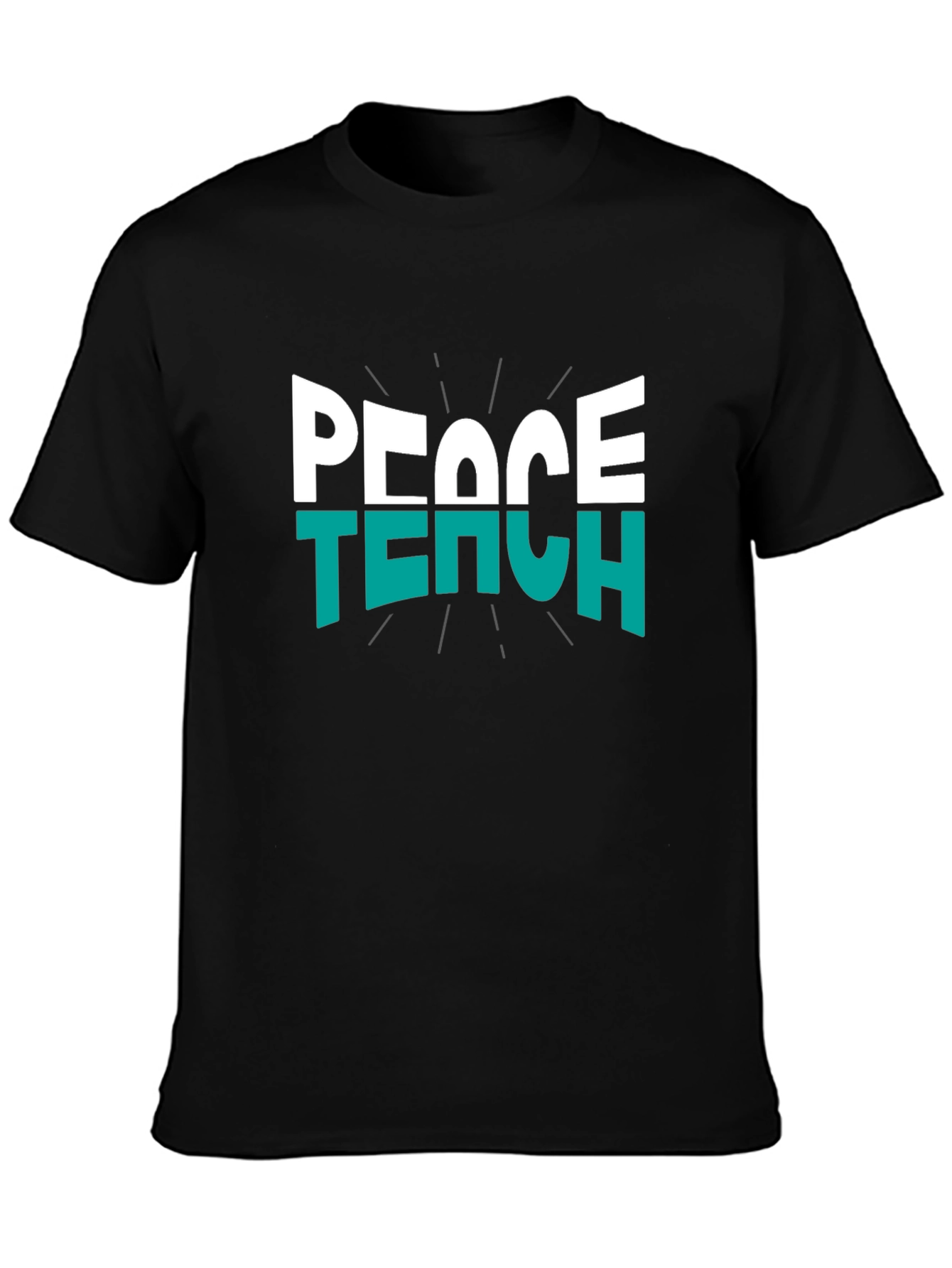 Peace Teach T-Shirt - Stylish Educator Apparel