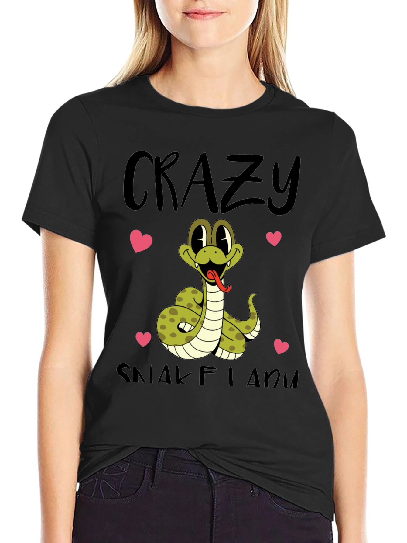 Crazy Snake Lady T-Shirt