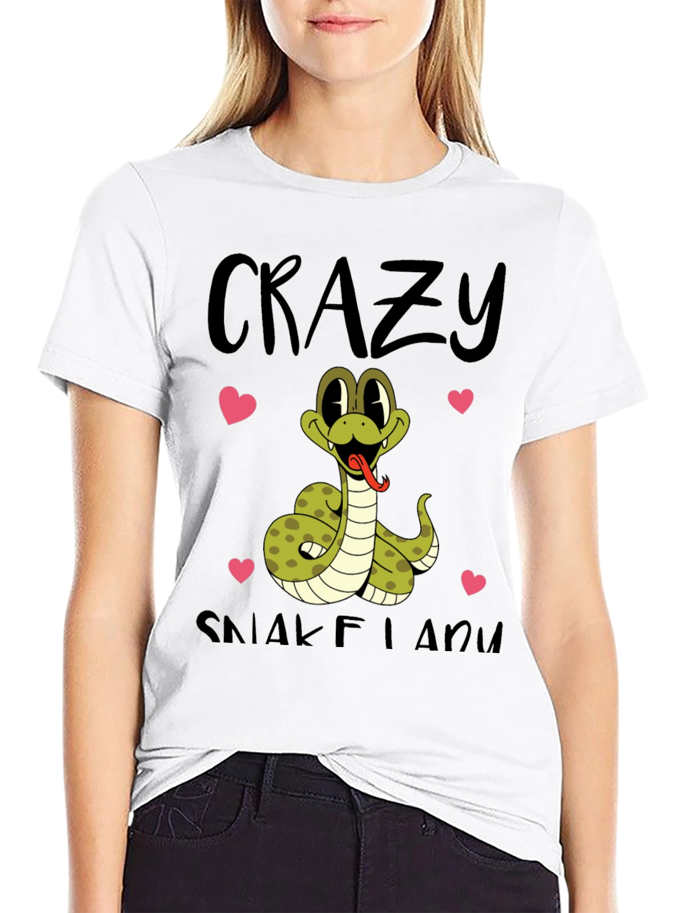 Crazy Snake Lady T-Shirt
