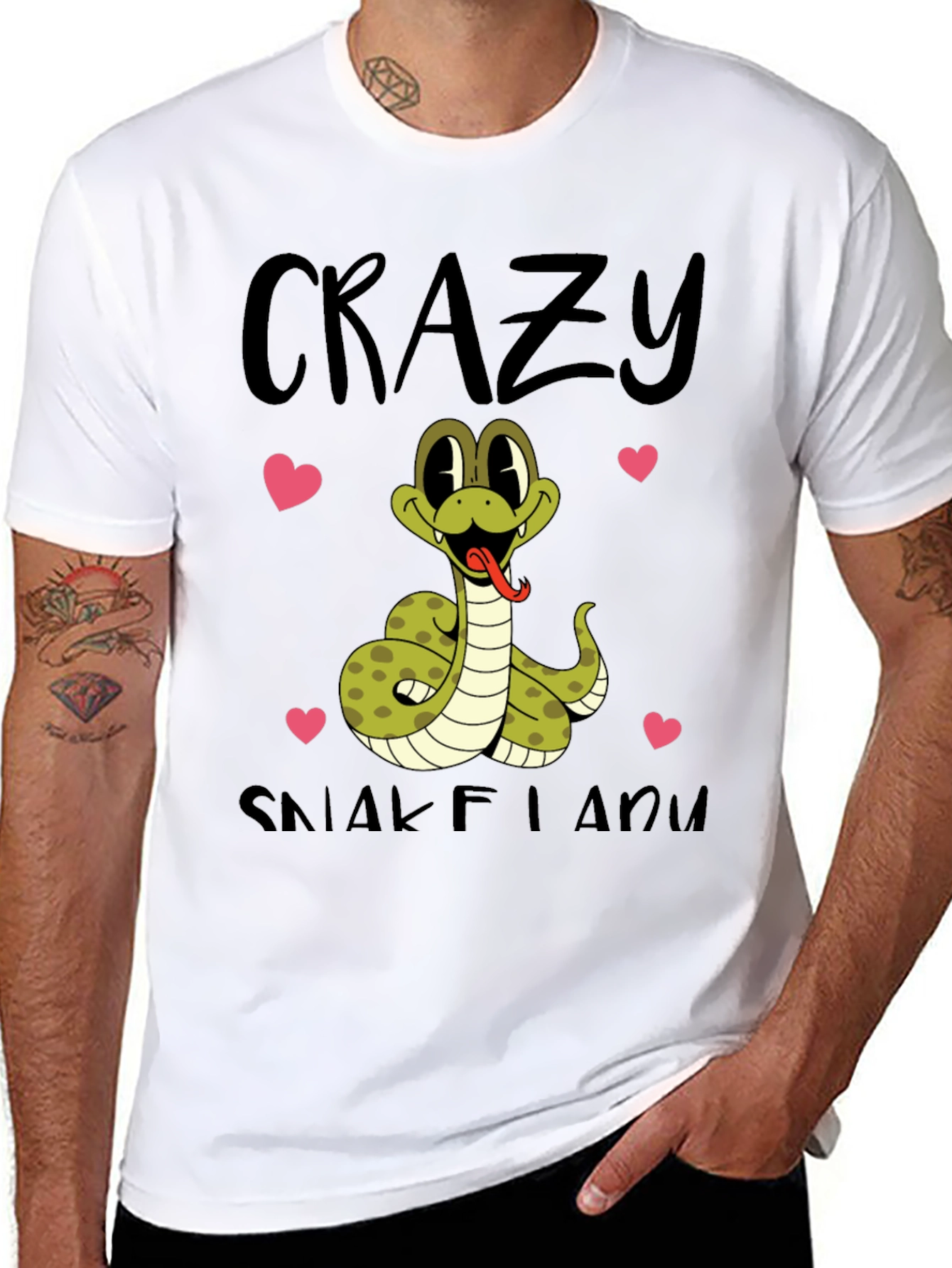 Crazy Snake Lady T-Shirt