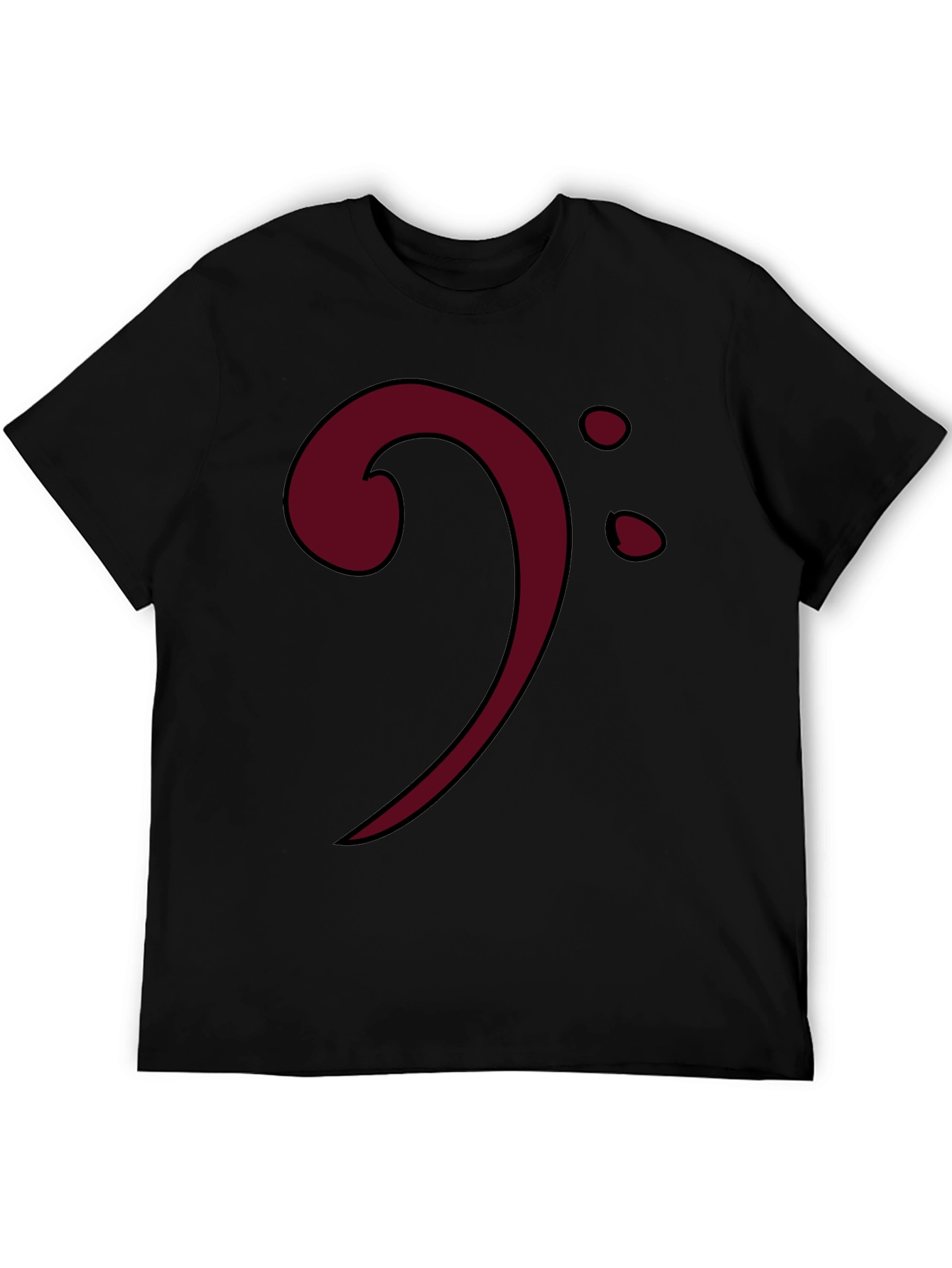 Bass Clef Graphic Tee - Musician T-Shirt