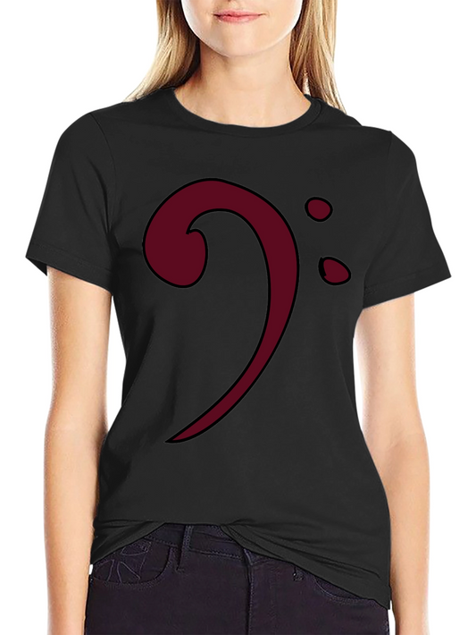 Bass Clef Graphic Tee - Musician T-Shirt