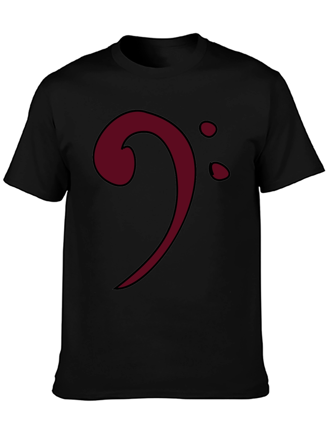 Bass Clef Graphic Tee - Musician T-Shirt