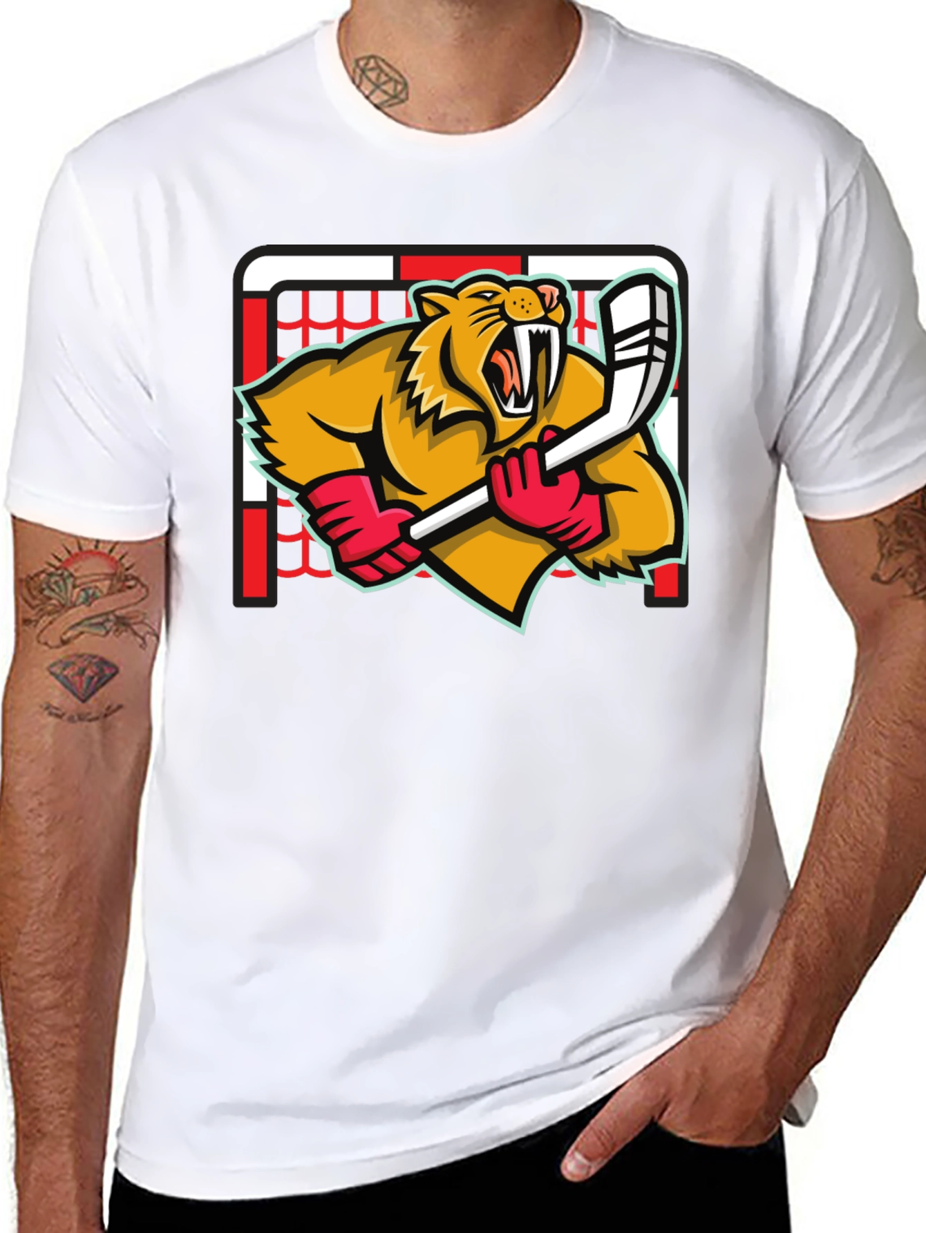 Sabertooth Hockey T-Shirt