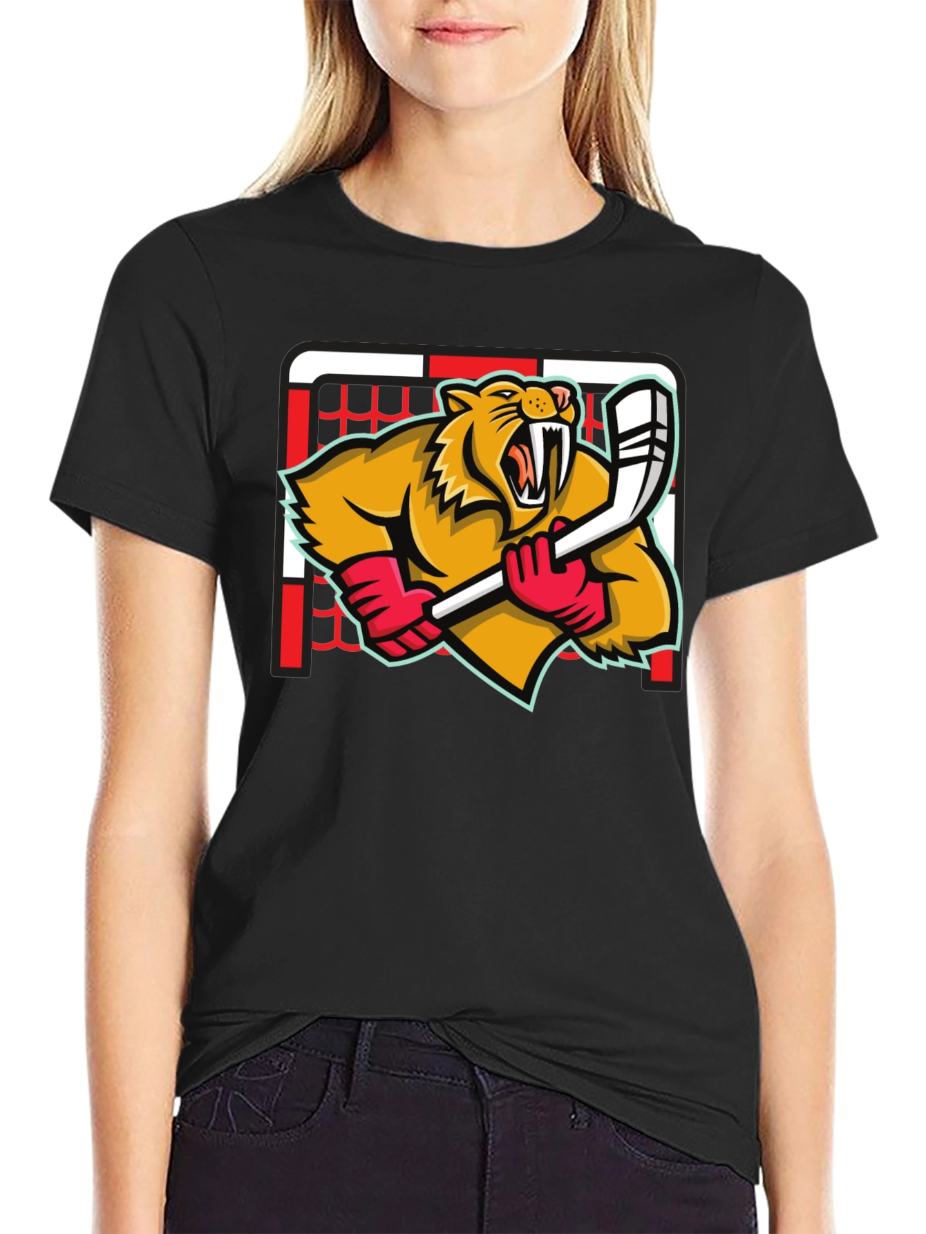 Sabertooth Hockey T-Shirt