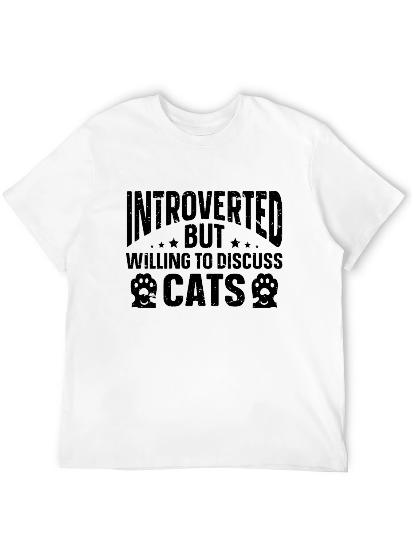 Introverted Cat Lover T-Shirt