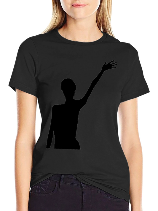 Silhouette Graphic Tee - Modern Black T-Shirt