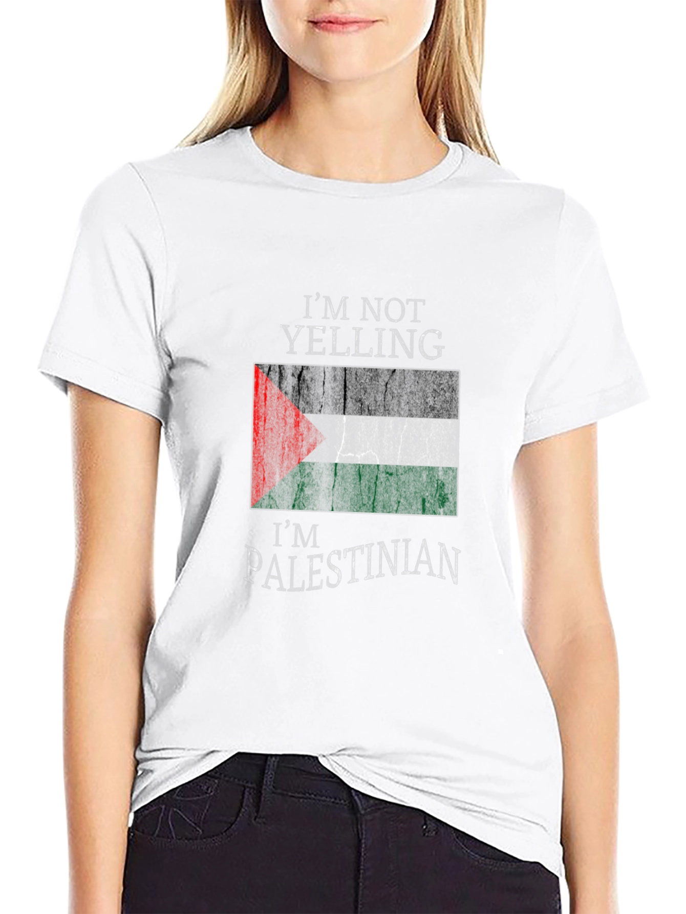 Palestinian Pride T-Shirt - Im Not Yelling Graphic Tee