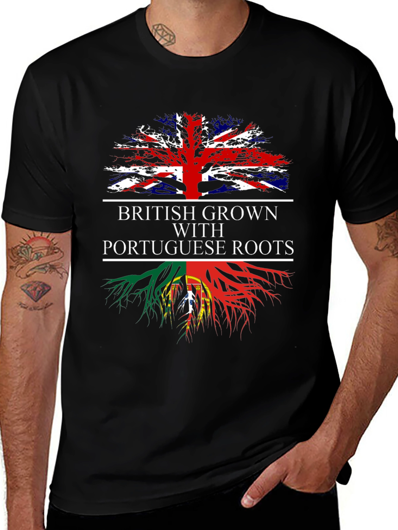 British Grown Portuguese Roots T-Shirt