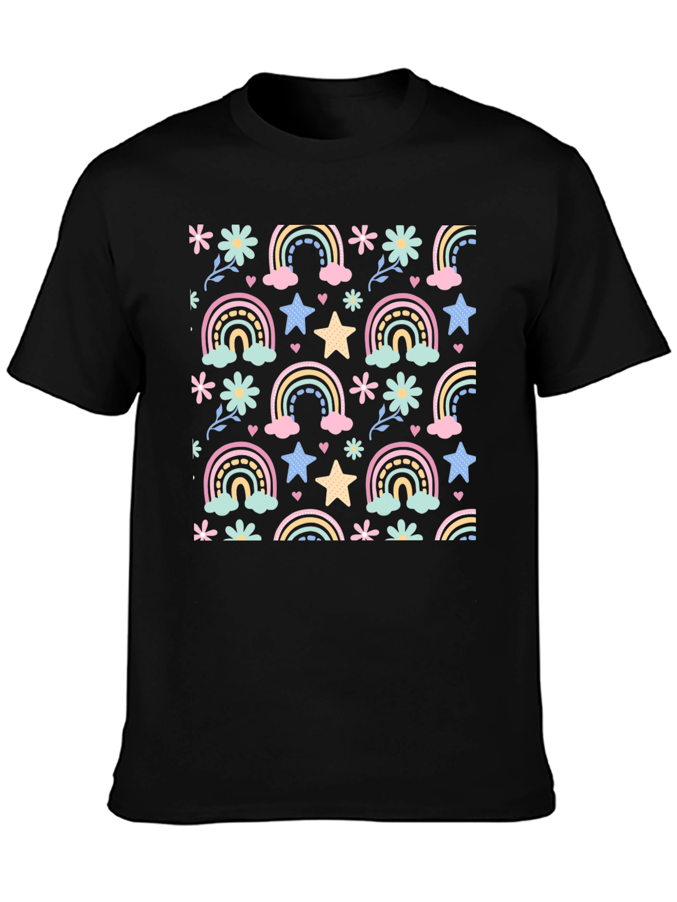 Rainbows and Stars Graphic Tee