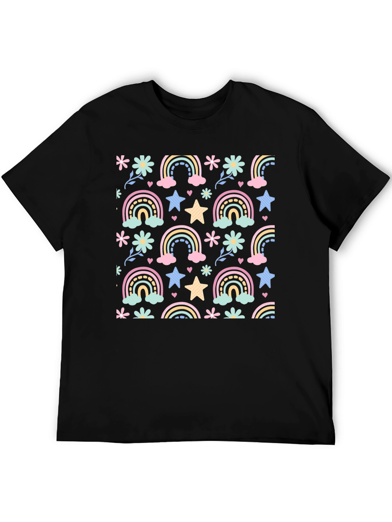 Rainbows and Stars Graphic Tee