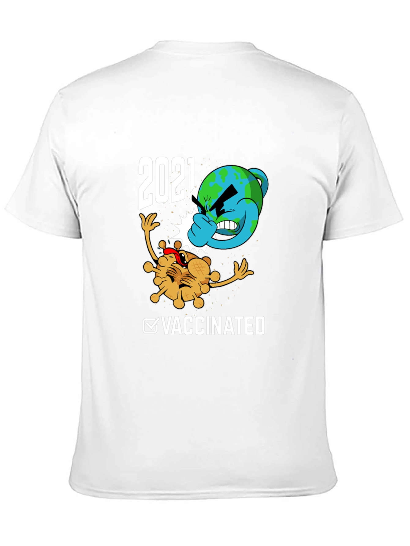 2021 Vaccinated Graphic Tee - Fight the Virus!