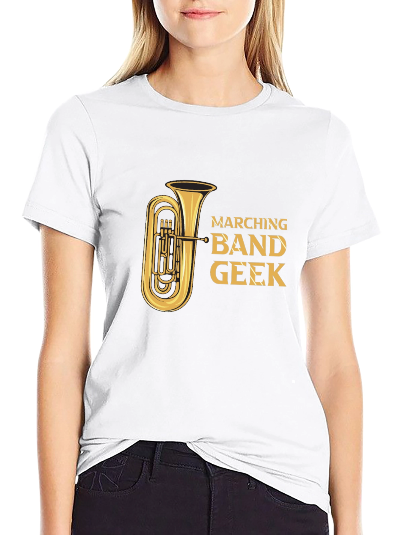 Marching Band Geek Tuba T-Shirt