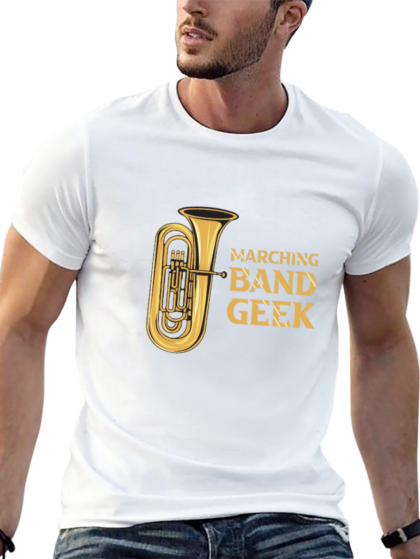 Marching Band Geek Tuba T-Shirt